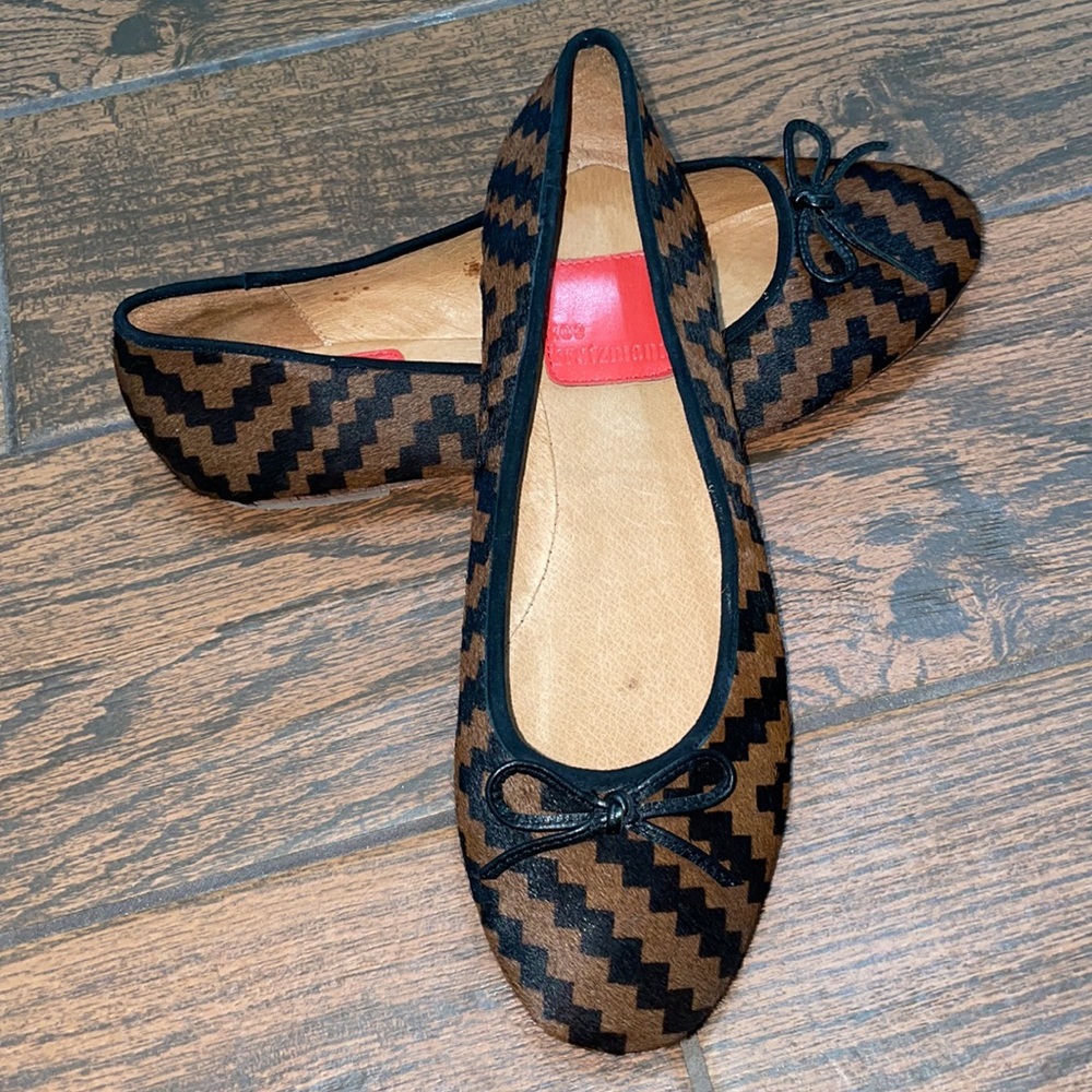 New Beautiful zoe kratzmann calf hair ballet flats
